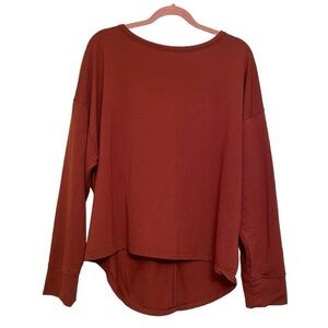 Old Navy Rust Colored Open Back Sweatshirt Size Extra Large (XL)